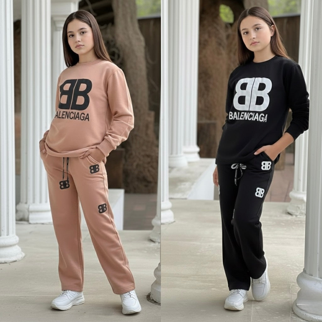 ( REF 01 ) Ensemble 2 Pièces “BB” – Sweat + Pantalon