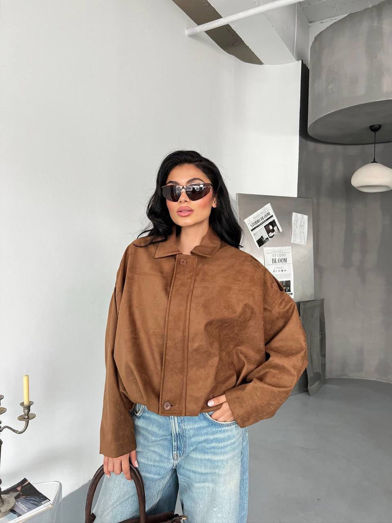Bomber jacket Vesti caramel