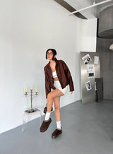 Bomber jacket Vesti caramel