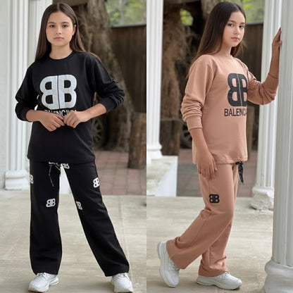 ( REF 01 ) Ensemble 2 Pièces “BB” – Sweat + Pantalon