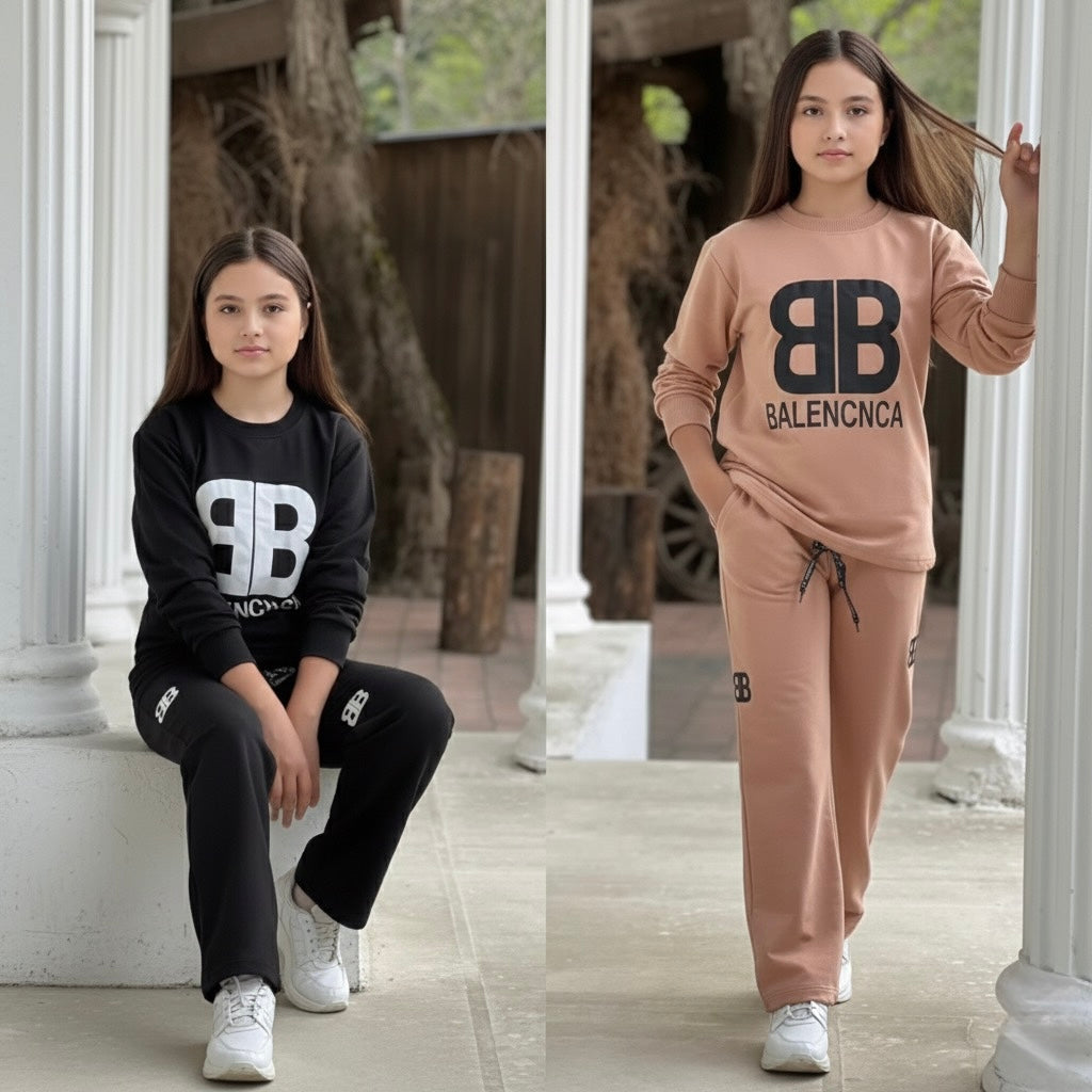 ( REF 01 ) Ensemble 2 Pièces “BB” – Sweat + Pantalon