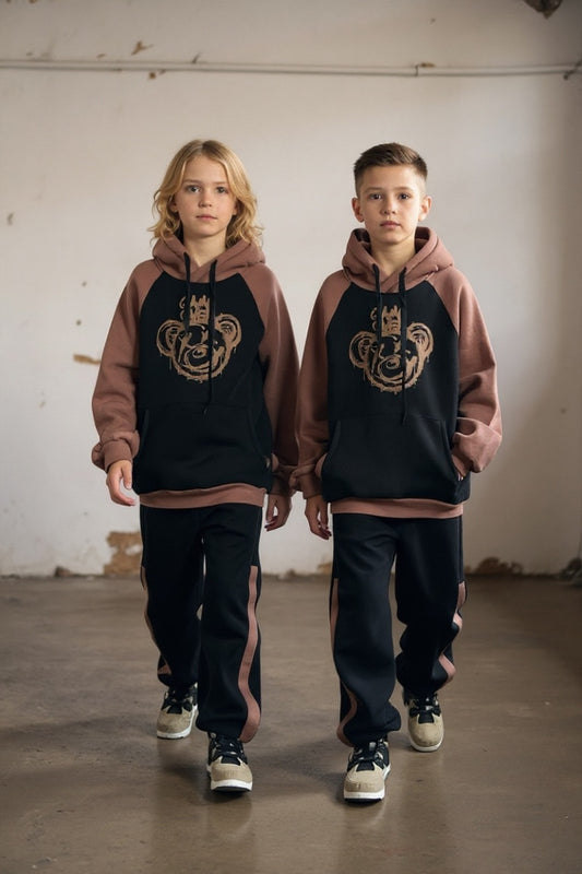 (REF 08) Ensemble chaud garçon – Sweat et pantalon Game Over