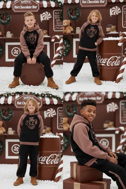 (REF 08) Ensemble chaud garçon – Sweat et pantalon Game Over