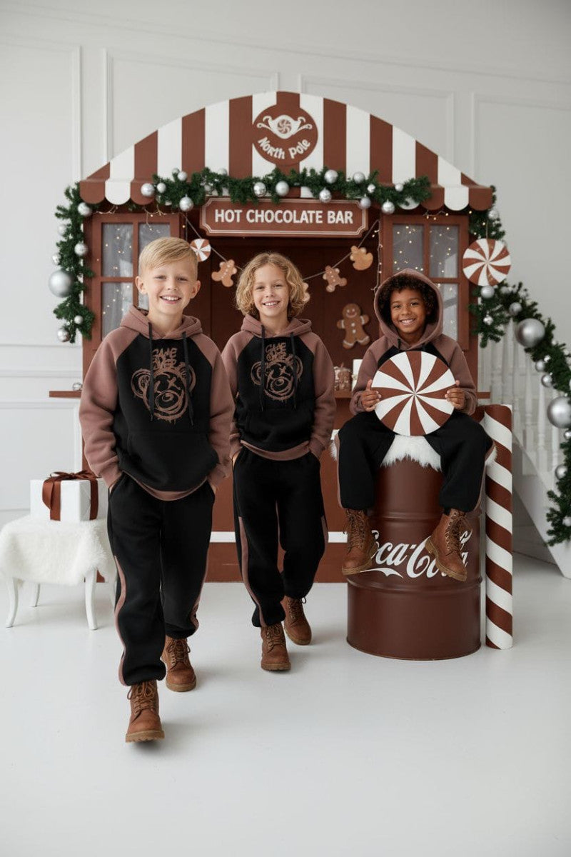 (REF 08) Ensemble chaud garçon – Sweat et pantalon Game Over