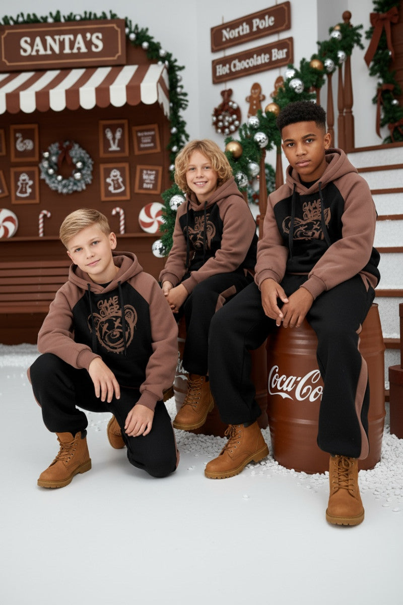 (REF 08) Ensemble chaud garçon – Sweat et pantalon Game Over