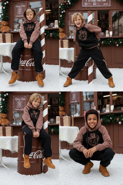 (REF 08) Ensemble chaud garçon – Sweat et pantalon Game Over