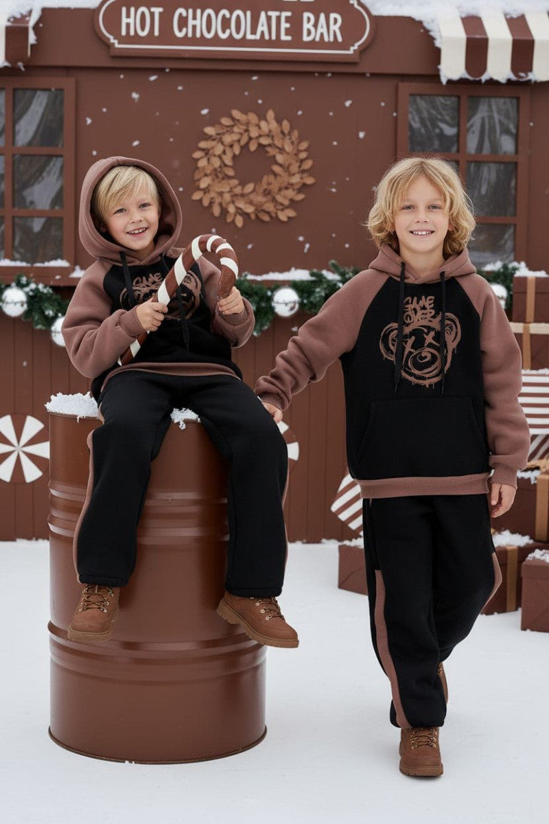 (REF 08) Ensemble chaud garçon – Sweat et pantalon Game Over