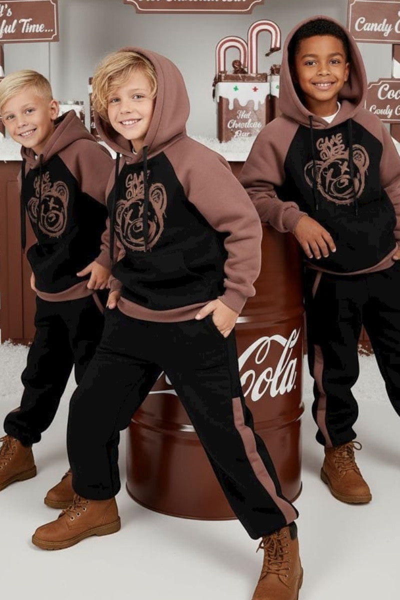 (REF 08) Ensemble chaud garçon – Sweat et pantalon Game Over