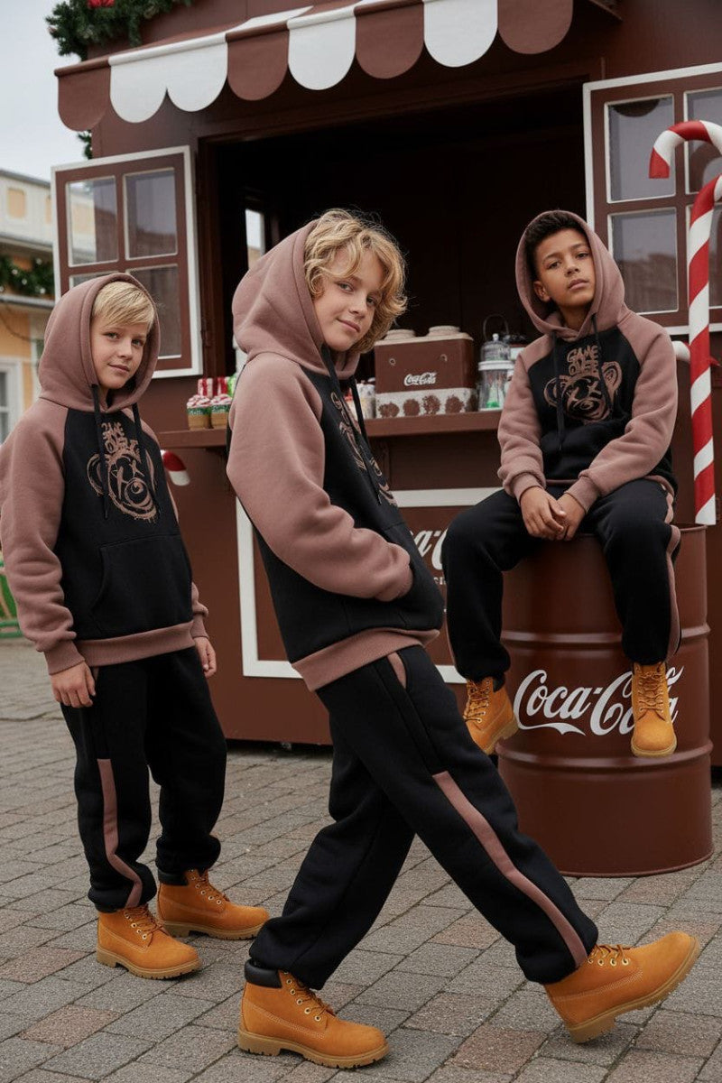 (REF 08) Ensemble chaud garçon – Sweat et pantalon Game Over