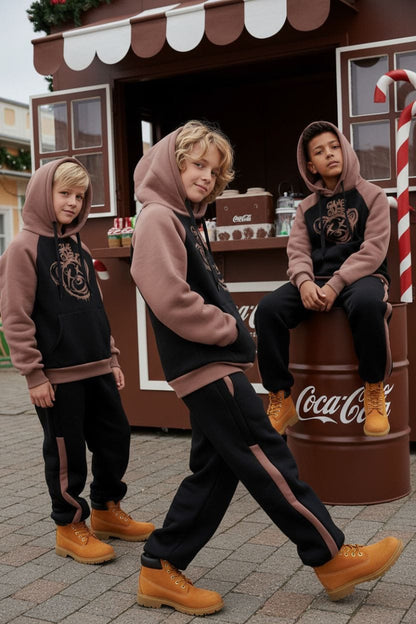 (REF 08) Ensemble chaud garçon – Sweat et pantalon Game Over