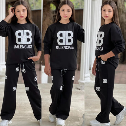 ( REF 01 ) Ensemble 2 Pièces “BB” – Sweat + Pantalon