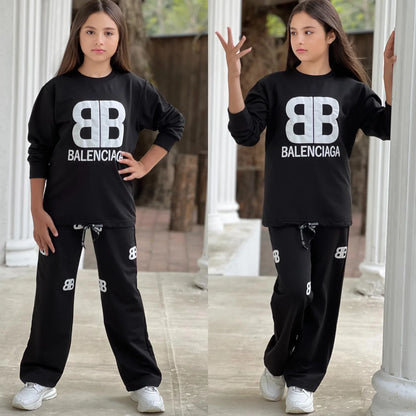 ( REF 01 ) Ensemble 2 Pièces “BB” – Sweat + Pantalon