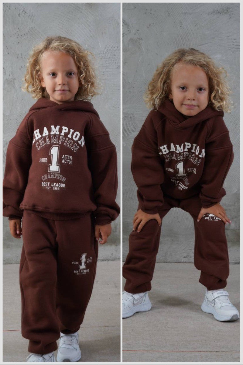 (REF 07) Ensemble chaud – Sweat et pantalon Champion