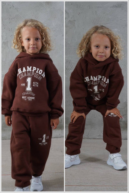 (REF 07) Ensemble chaud – Sweat et pantalon Champion